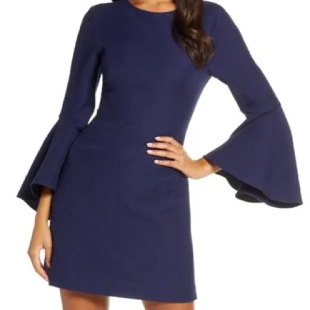 NWT Lily Pulitzer Kayla Stretch Dress True Navy, Size 0